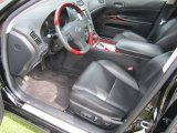 2010 Lexus GS 450h Hybrid Black Interior