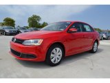 2013 Tornado Red Volkswagen Jetta SE Sedan #70963493