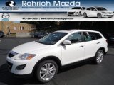 2012 Crystal White Pearl Mica Mazda CX-9 Grand Touring AWD #70963192