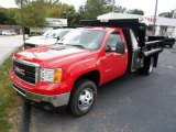 2012 Fire Red GMC Sierra 3500HD Regular Cab 4x4 Dump Truck #71010233
