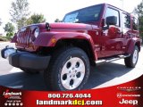 2013 Deep Cherry Red Crystal Pearl Jeep Wrangler Unlimited Sahara 4x4 #71009954