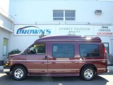 2005 Berry Red Metallic Chevrolet Express 1500 Passenger Van #7058390