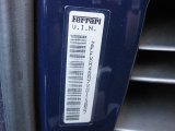 1999 Ferrari 355 F1 Spider Info Tag