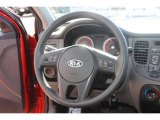 2010 Kia Rio LX Sedan Steering Wheel