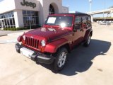 2013 Deep Cherry Red Crystal Pearl Jeep Wrangler Unlimited Sahara 4x4 #71010159