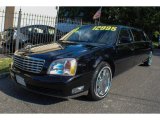 2001 Sable Black Cadillac DeVille Limousine #71009841
