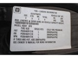 2001 Cadillac DeVille Limousine Info Tag