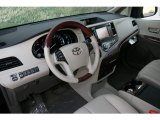 2013 Toyota Sienna Limited AWD Light Gray Interior