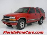 2000 Victory Red Chevrolet Blazer LS #543981