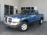 2005 Atlantic Blue Pearl Dodge Dakota SLT Quad Cab 4x4 #7058439