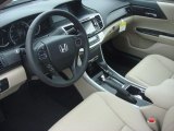 2013 Honda Accord EX-L Sedan Ivory Interior