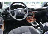 2000 Volkswagen Passat GLS V6 Wagon Black Interior
