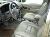 2000 Infiniti QX4  Stone Beige Interior