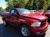Deep Cherry Red Crystal Pearl Dodge Ram 1500 in 2012