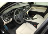 2013 BMW 5 Series 550i Sedan Oyster/Black Interior