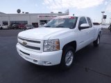 2009 Summit White Chevrolet Silverado 1500 LT Extended Cab 4x4 #71062978