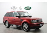 Rimini Red Metallic Land Rover Range Rover Sport in 2009