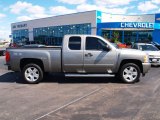 2008 Graystone Metallic Chevrolet Silverado 1500 LT Extended Cab 4x4 #71062543