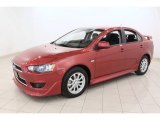 Rally Red Metallic Mitsubishi Lancer in 2012