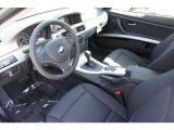 2013 BMW 3 Series 335i Coupe Black Interior