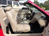 1999 Ford Mustang SVT Cobra Convertible Medium Parchment Interior