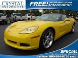 2006 Velocity Yellow Chevrolet Corvette Convertible #71132476