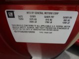 2005 Chevrolet Corvette Coupe Info Tag