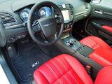 2013 Chrysler 300 S V6 Black/Red Interior