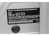2012 5 Series Color Code for Titanium Silver Metallic - Color Code: 354