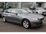 Space Gray Metallic BMW 5 Series in 2012