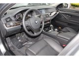 2012 BMW 5 Series 528i xDrive Sedan Black Interior