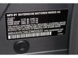 2012 5 Series Color Code for Space Gray Metallic - Color Code: A52
