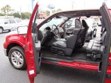 2008 Ford F150 Lariat SuperCab Black Interior