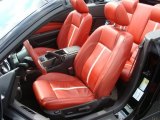 2010 Ford Mustang GT Premium Convertible Front Seat