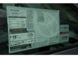 2013 Toyota Sienna Limited AWD Window Sticker