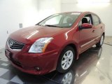 Lava Red Nissan Sentra in 2011