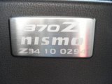 2010 Nissan 370Z NISMO Coupe Marks and Logos
