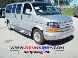 2012 Sheer Silver Metallic Chevrolet Express 1500 Passenger Conversion Van #71227537