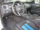 2010 Ford Mustang Shelby GT500 Coupe Charcoal Black/Grabber Blue Interior