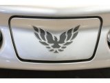 2001 Pontiac Firebird Trans Am WS-6 Convertible Marks and Logos