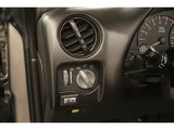 2001 Pontiac Firebird Trans Am WS-6 Convertible Controls