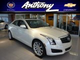 2013 White Diamond Tricoat Cadillac ATS 3.6L Luxury AWD #71275647