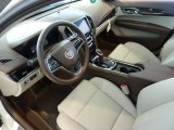 2013 Cadillac ATS 3.6L Luxury AWD Light Platinum/Brownstone Accents Interior