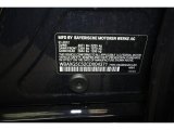 2012 5 Series Color Code for Imperial Blue Metallic - Color Code: A89