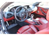 2008 BMW M6 Coupe Indianapolis Red Interior