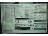 2013 BMW 5 Series 550i Gran Turismo Window Sticker