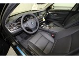 2013 BMW 5 Series ActiveHybrid 5 Black Interior
