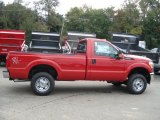 2012 Vermillion Red Ford F250 Super Duty XL Regular Cab 4x4 #71274902