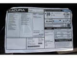 2013 Acura ILX 2.0L Window Sticker