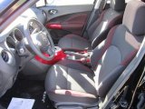 2012 Nissan Juke SV AWD Black/Red/Red Trim Interior